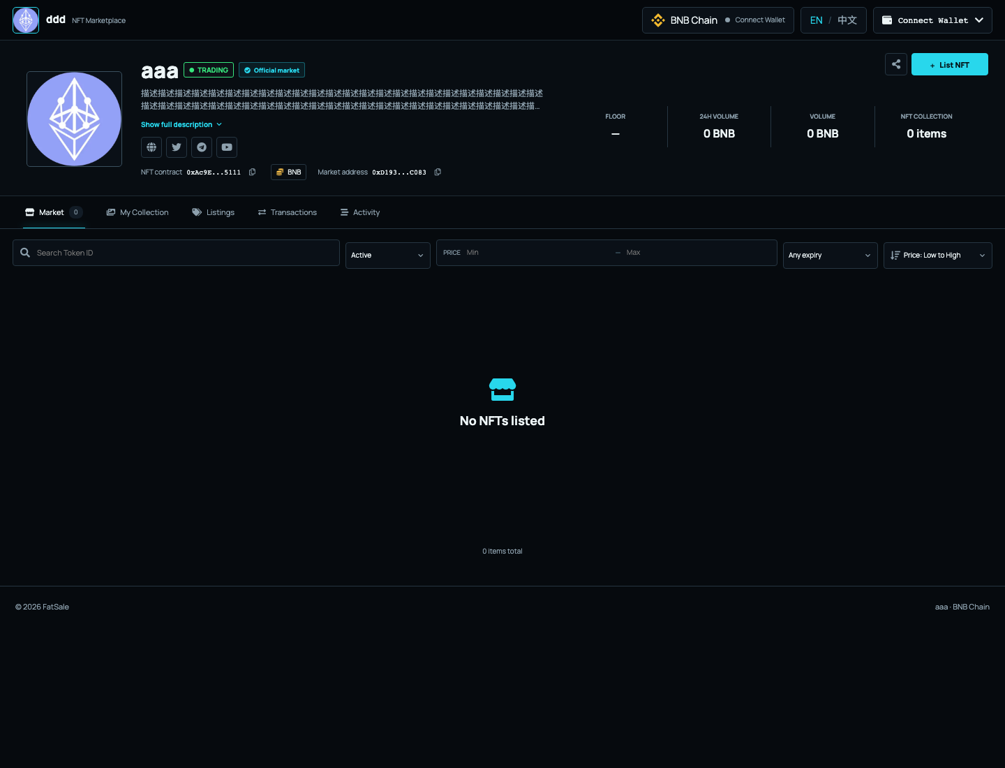 NFT marketplace overview
